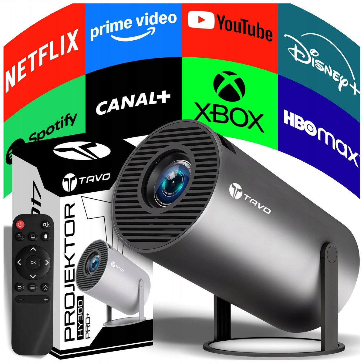 Projektor Smart Tavo Vision 4K – Kino Domowe w Twojej Dłoni